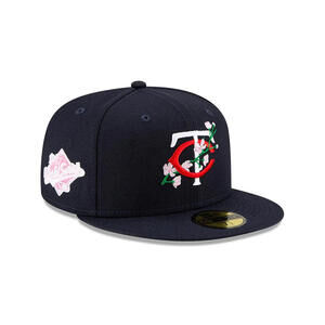 New Era Minnesota Twins 1987 World Series Side Patch Cherry Blossom Hat 7-1/4